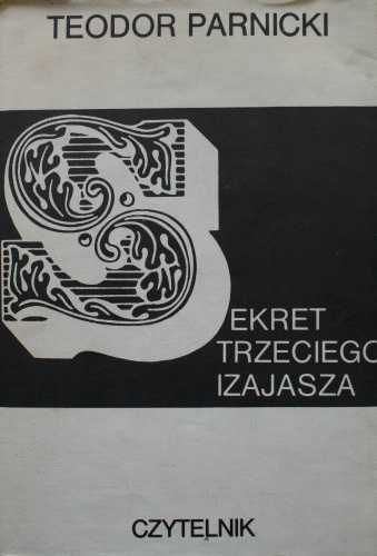 Okładka: Teodor Parnicki - Sekret trzeciego Izajasza