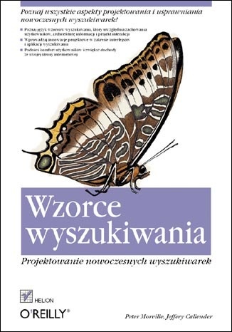 Okładka: Peter Morville - Wzorce wyszukiwania. Projektowanie nowoczesnych wyszukiwarek