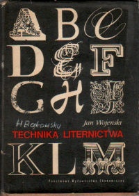 Okładka: Jan Wojeński - Technika Liternictwa