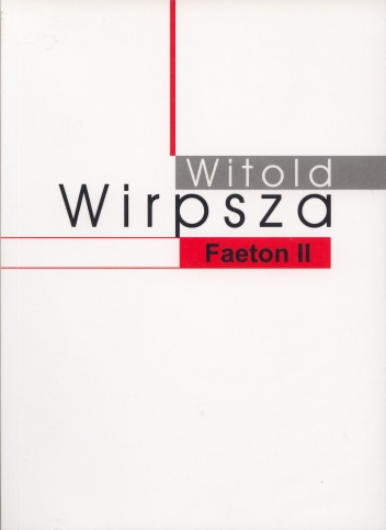 Okładka: Witold Wirpsza - Faeton II