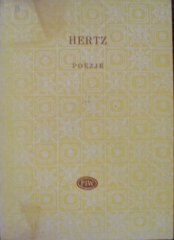 Okładka: Paweł Hertz - Poezje