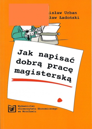 Okładka: Wiesław Ładoński - Jak napisać dobrą pracę magisterską