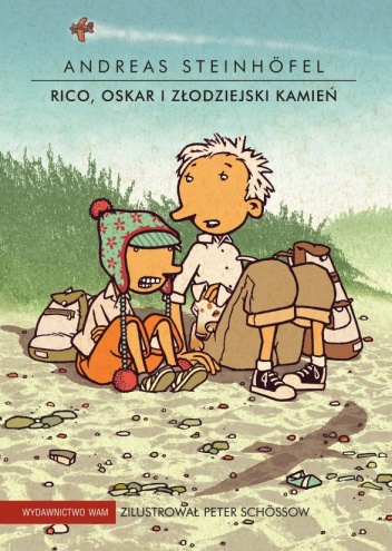 Okładka: Andreas Steinhöfel - Rico, Oskar i złodziejski kamień