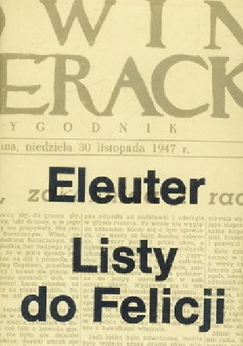 Okładka: Jarosław Iwaszkiewicz - Listy do Felicji