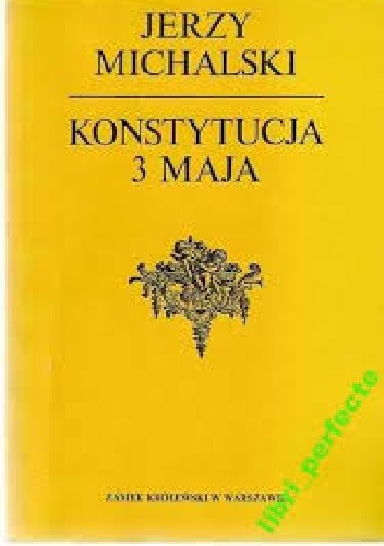 Okładka: Jerzy Michalski - Konstytucja 3 Maja
