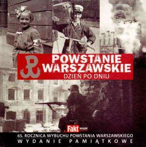 Okładka: Marcin Janiszewski - Powstanie Warszawskie dzień po dniu