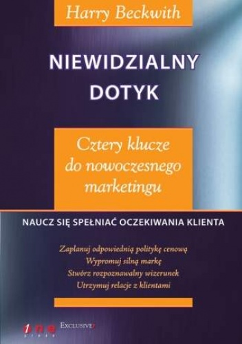 Okładka: Harry Beckwith - Niewidzialny dotyk. Cztery klucze do nowoczesnego marketingu
