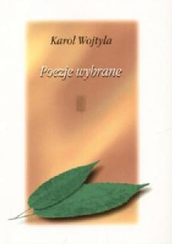 Okładka: Karol Wojtyła - Poezje wybrane