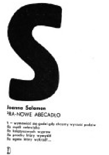 Okładka: Joanna Salamon - Pra-nowe abecadło