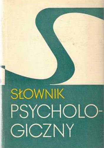 Okładka: Włodzimierz Szewczuk - Słownik psychologiczny
