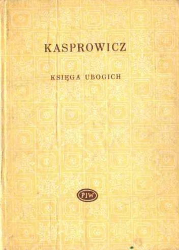 Okładka: Jan Kasprowicz - Księga ubogich