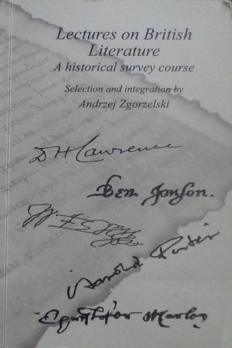 Okładka:  praca zbiorowa - Lectures on British Literature: A Historical Survey Course
