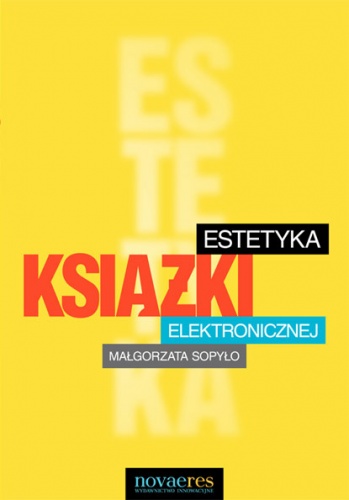 Okładka: Małgorzata Sopyło - Estetyka książki elektronicznej