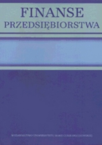 Okładka: Piotr Karpuś - Finanse przedsiębiorstwa