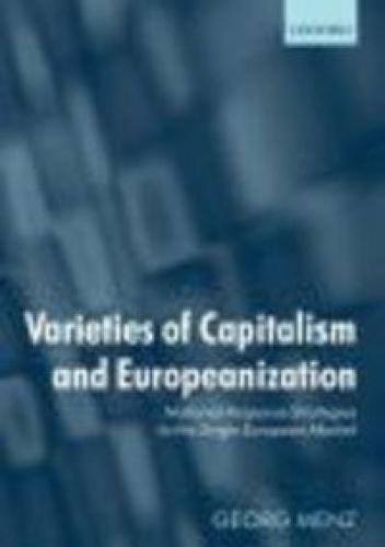 Okładka:  Menz - Varieties of Capitalism &amp;&amp;&amp; Europeanization