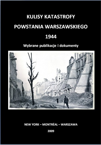 Okładka: Jan Sidorowicz - Kulisy Katastrofy Powstania Warszawskiego