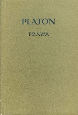 Okładka:  Platon - Prawa