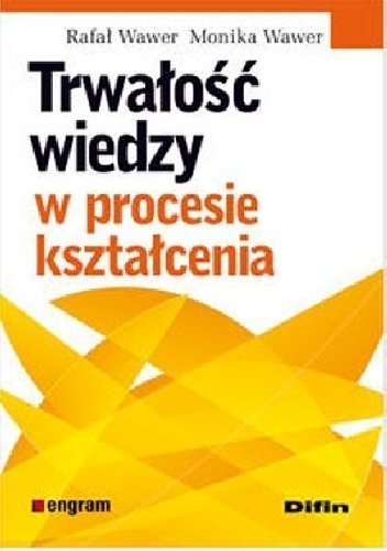 Okładka: Monika Wawer - Trwałość wiedzy w procesie kształcenia