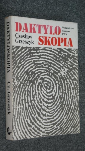 Okładka: Czesław Grzeszyk - Daktyloskopia