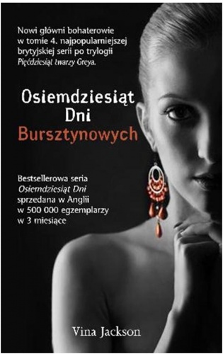 Okładka: Vina Jackson - Osiemdziesiąt dni bursztynowych