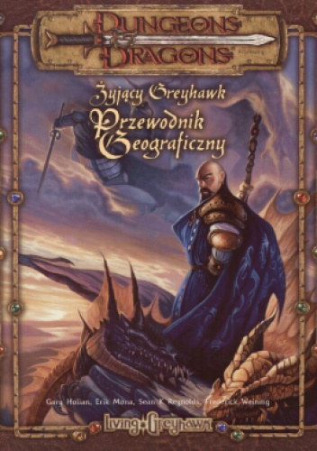 Okładka: Sean K. Reynolds - Żyjący Greyhawk: przewodnik geograficzny