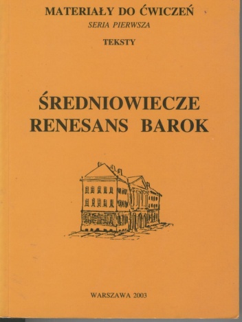 Okładka: Piotr Garncarek - Średniowiecze, renesans, barok