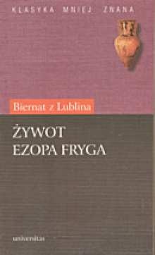Okładka:  Biernat z Lublina - Żywot Ezopa Fryga