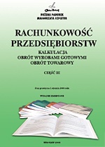 Okładka: Bożena Padurek - Rachunkowość przedsiębiorstw cz.III