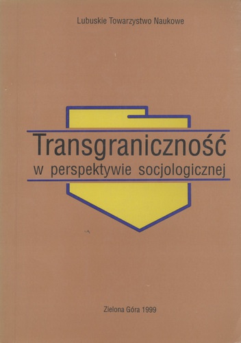 Okładka: Leszek Gołdyka - Transgraniczność w perspektywie socjologicznej