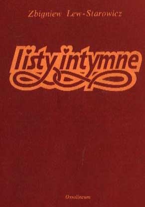 Okładka: Zbigniew Lew-Starowicz - Listy Intymne