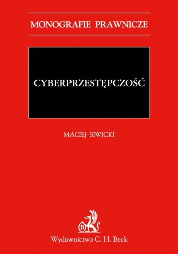 Okładka: Maciej Siwicki - Cyberprzestępczość