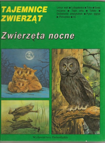 Okładka: Hanna Gucwińska - Zwierzęta nocne