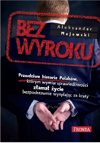 Okładka: Aleksander Majewski - Bez wyroku
