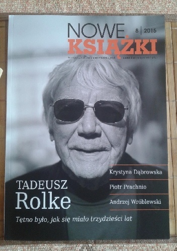 Okładka:  Redakcja miesięcznika Nowe Książki - Nowe Ksiażki, nr 8/2015