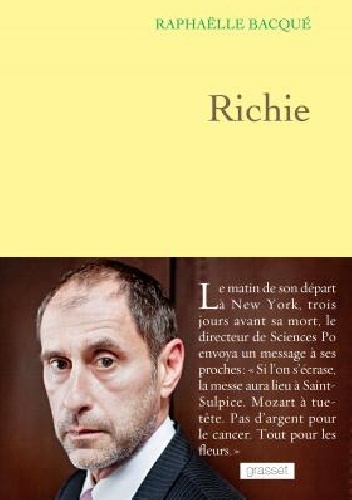 Okładka: Raphaëlle Bacqué - Richie