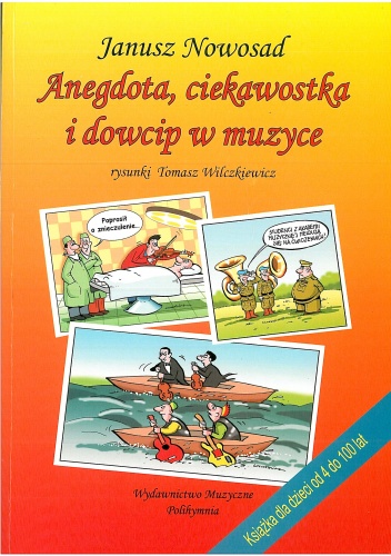 Okładka: Janusz Nowosad - Anegdota, ciekawostka i dowcip w muzyce