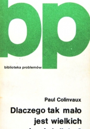 Okładka: Paul Colinvaux - Dlaczego tak mało jest wielkich drapieżników?