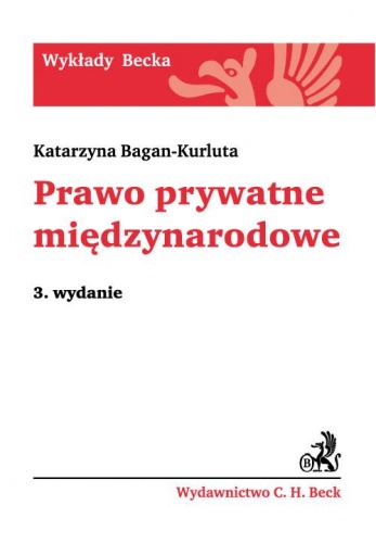 Okładka: Katarzyna Bagan-Kurluta - Prawo prywatne międzynarodowe