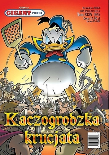 Okładka: Walt Disney - Gigant 7/2008: Kaczogrodzka krucjata