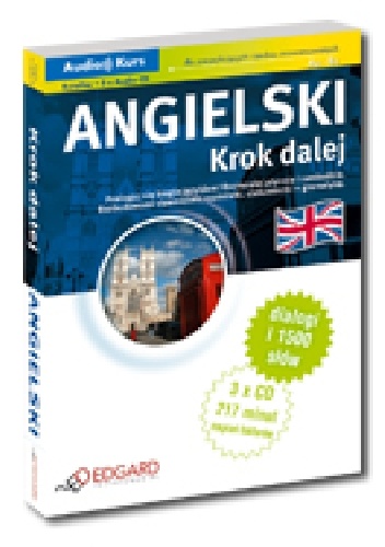 Okładka:  - Angielski Krok dalej Książka + 3 x Audio CD