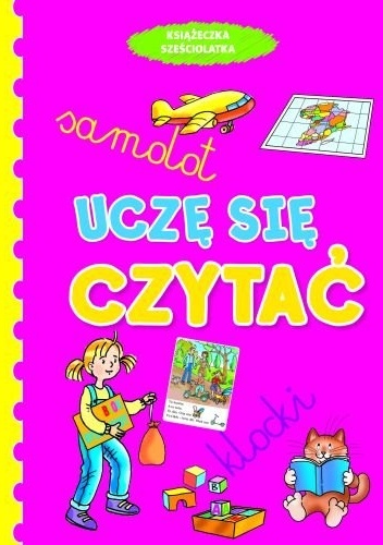 Okładka: Anna Wiśniewska - Uczę się czytać. Książeczka sześciolatka