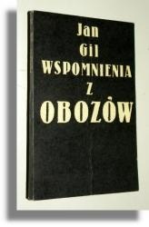Okładka: Jan Gil - Wspomnienia z obozów