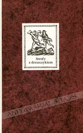 Okładka:  praca zbiorowa - Strofy z dreszczykiem