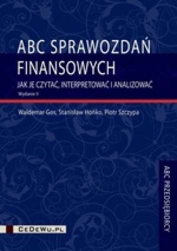 Okładka:  - ABC sprawozdań finansowych