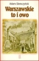 Okładka: Adam Słomczyński - Warszawskie to i owo