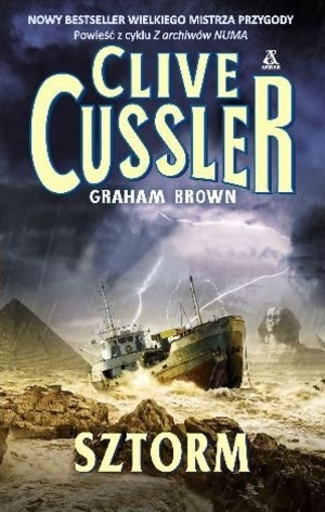 Okładka: Clive Cussler - Sztorm