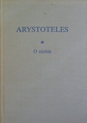 Okładka:  Arystoteles - O niebie