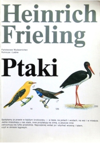 Okładka: Heinrich Frieling - Ptaki