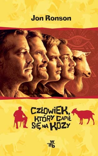 Okładka: Jon Ronson - Człowiek, który gapił się na kozy