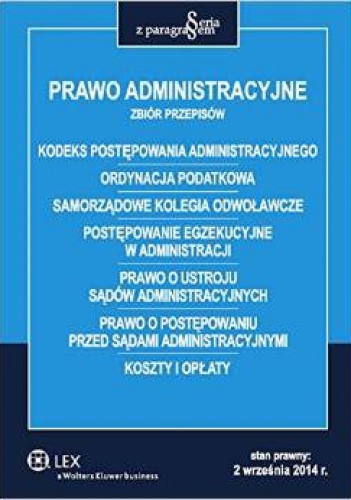 Okładka: Roman Rudnik - Prawo administracyjne. Zbiór przepisów